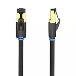 Kép 1/5 - Network Cable CAT8 SFTP Vention IKABD RJ45 Ethernet 40Gbps 0.5m Black