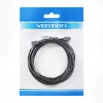 Kép 2/2 - Network Cable UTP CAT6A Vention IBIBG RJ45 Ethernet 10Gbps 1.5m Black Slim Type