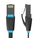 Kép 1/2 - Flat network cable CAT6 UTP Vention IBJBK RJ45 Ethernet 1000Mbps 8m Black