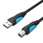 Kép 2/5 - USB 2.0 A to USB-B printer cable Vention VAS-A16-B100 1m Black