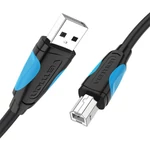 Kép 3/5 - USB 2.0 A to USB-B printer cable Vention VAS-A16-B100 1m Black
