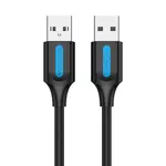 Kép 1/2 - USB 2.0 cable Vention COJBI 2A 3m Black PVC