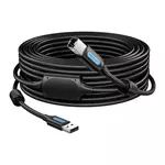 Kép 2/2 - USB 2.0 A to USB-B cable with ferrite core Vention COQBL 2A 10m Black PVC
