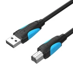 Kép 5/5 - Printer Cable USB 2.0 A to USB-B Vention VAS-A16-B300 3m Black