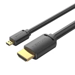 Kép 4/4 - HDMI-D Male to HDMI-A Male Cable Vention AGIBF 1m, 4K 60Hz (Black)