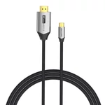 Kép 1/4 - USB-C do HDMI 2.0 cable Vention CRBBH 2m, 4K 60Hz (black)