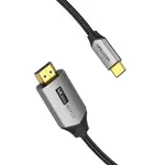 Kép 4/4 - USB-C do HDMI 2.0 cable Vention CRBBH 2m, 4K 60Hz (black)