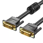 Kép 2/6 - DVI (24+1) Cable Vention EAABF 1m, 2K 60Hz (black)