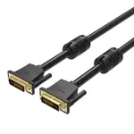 Kép 6/6 - DVI (24+1) Cable Vention EAABF 1m, 2K 60Hz (black)