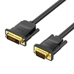 Kép 3/5 - DVI (24+1) to VGA Cable Vention EABBG 1,5m, 1080P 60Hz (black)