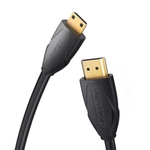 Kép 2/3 - Mini HDMI to HDMI Cable Vention VAA-D02-B200 2m 4K 30Hz (Black)