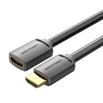 Kép 4/4 - HDMI 2.0 Male to HDMI 2.0 Female Extension Cable Vention AHCBD 0,5m, 4K 60Hz, (Black)