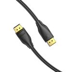 Kép 3/4 - DisplayPort 1.4 Cable Vention HCCBF 1m, 8K 60Hz/ 4K 120Hz (black)