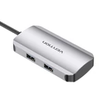 Kép 2/2 - USB-C to USB-C Docking Station, 3x USB3.0, PD 0.15m Vention TNDHB, gray