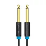Kép 2/3 - Audio Cable TS 6.35mm Vention BAABF 1m (black)