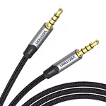 Kép 2/3 - Cable Audio TRRS 3.5mm mini jack Vention BAQHD 0.5m Gray