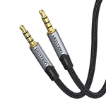 Kép 3/3 - Cable Audio TRRS 3.5mm mini jakc Vention BAQHF 1m Gray