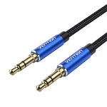 Kép 4/4 - Cable Audio 3.5mm mini jack Vention BAWLD 0,5m blue