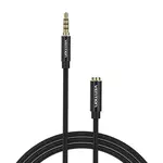 Kép 1/4 - Cable Audio TRRS 3.5mm Male to 3.5mm Female Vention BHCBG 1,5m Black