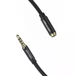 Kép 3/4 - Cable Audio TRRS 3.5mm Male to 3.5mm Female Vention BHCBJ 5m Black