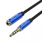 Kép 4/4 - Cable Audio TRRS 3.5mm Male to 3.5mm Female Vention BHCLF 1m Blue