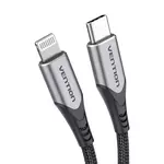 Kép 3/5 - USB-C 2.0 to Lightning Cable Vention TACHH 2m MFi Gray