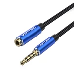 Kép 4/4 - Kábel Audio TRRS 3.5mm férfi 3.5mm női Vention BHCLI 3m kék