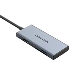 Kép 2/3 - USB-C to HDMI, 3x USB 3.0, SD, TF Hub Vention TOOHB 0.15m Gray