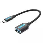 Kép 1/2 - USB-C 3.1 Male to USB Female OTG Cable Vention CCVBB 0.15m, 2A, Black
