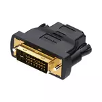 Kép 2/3 - DVI (24+1) Male to HDMI 1.4 Female Adapter Vention ECDB0 1080P 60Hz (black)