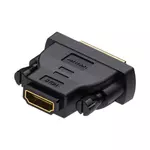 Kép 3/3 - DVI (24+1) Male to HDMI 1.4 Female Adapter Vention ECDB0 1080P 60Hz (black)
