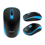 Kép 6/6 - Havit MS626GT vezeték nélküli egér (fekete és kék)