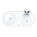 Kép 2/5 - Vezeték nélküli töltő Mcdodo CH-7060 3 az 1-ben 15W (mobil/TWS/Apple watch) (fehér)