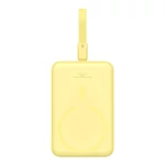 Kép 2/9 - Baseus Magnetic Mini Powerbank, 10000mAh, USB-C, 20W, MagSafe (sárga)