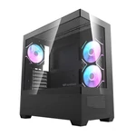 Kép 1/7 - Darkflash DS900 AIR computer case (black) + 6 ARGB fans