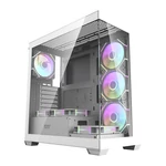 Kép 1/8 - Darkflash DS900 számítógépház (fehér) + 7 ARGB ventilátorok