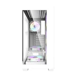 Kép 4/8 - Darkflash DS900 számítógépház (fehér) + 7 ARGB ventilátorok