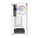 Kép 5/8 - Darkflash DS900 számítógépház (fehér) + 7 ARGB ventilátorok