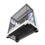 Kép 8/8 - Darkflash DS900 számítógépház (fehér) + 7 ARGB ventilátorok