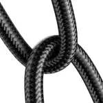 Kép 5/6 - Joyroom SY-A09 AUX extension cable 3.5mm mini jack female to 3.5mm mini jack male, braided, 1.2m (black)