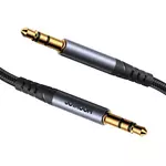 Kép 2/4 - Joyroom SY-A08 AUX cable 3.5mm mini jack to 3.5mm mini jack, braided, 1.2m (black)