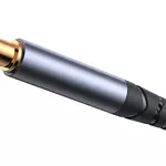 Kép 3/4 - Joyroom SY-A08 AUX cable 3.5mm mini jack to 3.5mm mini jack, braided, 1.2m (black)