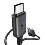 Kép 4/5 - Joyroom JR-WQM03 magnetic charger, USB + USB-C, 1.2m (black)