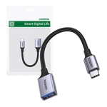 Kép 2/2 - UGREEN US378 USB-C/USB-A 3.0 OTG Adapter (fekete)