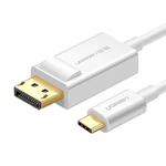 Kép 1/3 - UGREEN Display Port - USB-C kábel, 1,5m (fehér)