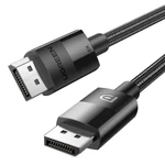 Kép 1/3 - UGREEN 80390 Display Port 1.4 fonott kábel 2x dugó, 1m