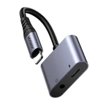 Kép 6/7 - 2 az 1-ben audio adapter Joyroom SY-L02 Lightning a dupla Lightning-ra (fekete)