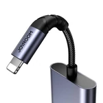 Kép 4/7 - 2-in-1 Audio adapter Joyroom SY-L02 Lightning to Double Lightning (black)