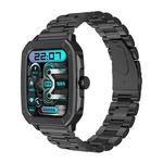 Kép 3/7 - Blitzwolf BW-GTC3 okosóra (fekete/fekete acél)