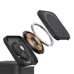 Kép 6/9 - 2in1 Magnetic Wireless Charger Baseus MagPro 25W (Black)